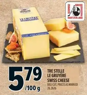 Metro Tre stelle le gruyère swiss cheese offer