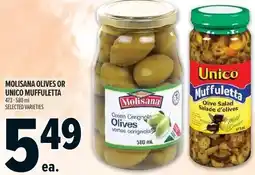 Metro Molisana olives or unico muffuletta offer