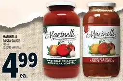 Metro Marinelli pasta sauce offer