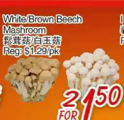 Foody Mart White/Brown Beech Mashroom offer