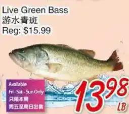 Foody Mart Live Green Bass offer