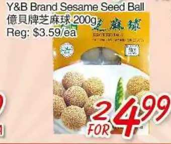 Foody Mart Y&B Brand Sesame Seed Ball offer