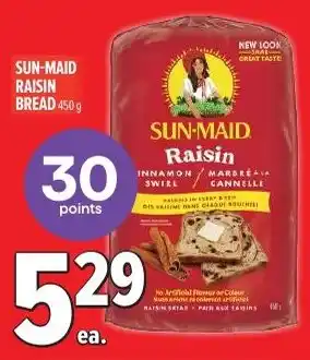 Metro Sun-maid raisin bread offer