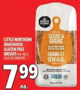 Metro Little northern bakehouse gluten free breads offer