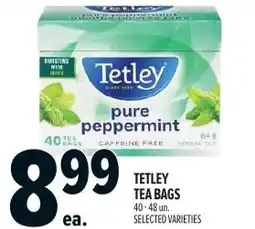 Metro Tetley tea bags offer