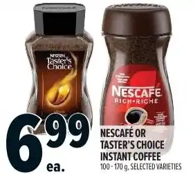 Metro Nescafé or taster's choice instant coffee offer