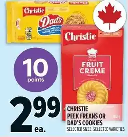 Metro Christie peek freans or dad's cookies offer