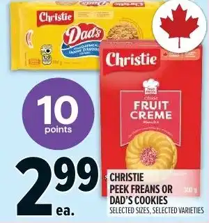 Metro Christie peek freans or dad's cookies offer