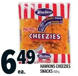 Metro Hawkins cheezies snacks offer