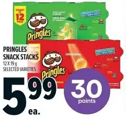 Metro Pringles snack stacks offer