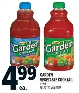 Metro Garden vegetable cocktail offer