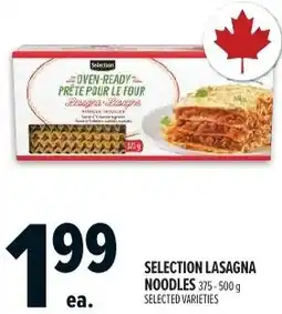 Metro Selection lasagna noodles offer