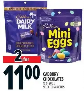 Metro Cadbury chocolates offer