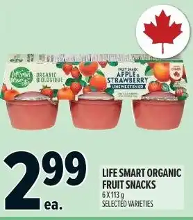 Metro Life smart organic fruit snacks offer