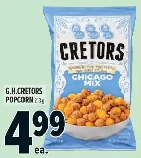 Metro G.h.cretors popcorn offer