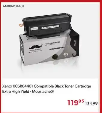 123Ink Xerox 006R04401 Compatible Black Toner Cartridge Extra High Yield - Moustache offer