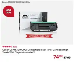 123Ink Canon 057H 3010C001 Compatible Black Toner Cartridge High Yield - With Chip - Moustache offer