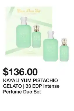 Sephora KAYALI YUM PISTACHIO GELATO | 33 EDP Intense Perfume Duo Set offer