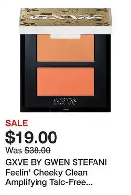 Sephora GXVE BY GWEN STEFANI Feelin' Cheeky Clean Amplifying Talc-Free Blush Duo offer