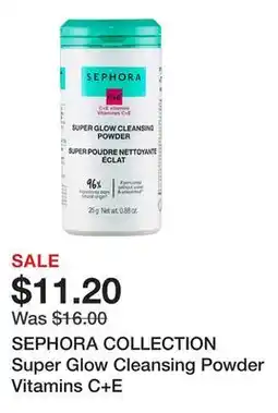 Sephora SEPHORA COLLECTION Super Glow Cleansing Powder Vitamins C+E offer