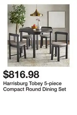 Bed Bath & Beyond Harrisburg Tobey 5-piece Compact Round Dining Set offer