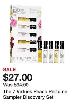 Sephora The 7 Virtues Peace Perfume Sampler Discovery Set offer