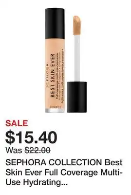 Sephora SEPHORA COLLECTION Best Skin Ever Full Coverage Multi-Use Hydrating Concealer offer