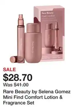 Sephora Rare Beauty by Selena Gomez Mini Find Comfort Lotion & Fragrance Set offer