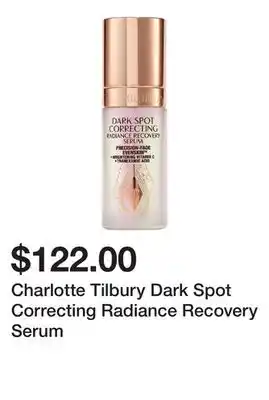 Sephora Charlotte Tilbury Dark Spot Correcting Radiance Recovery Serum offer