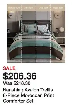 Bed Bath & Beyond Nanshing Avalon Trellis 8-Piece Moroccan Print Comforter Set offer