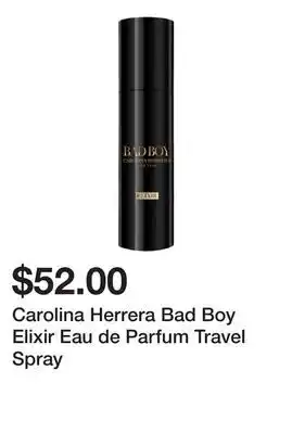 Sephora Carolina Herrera Bad Boy Elixir Eau de Parfum Travel Spray offer