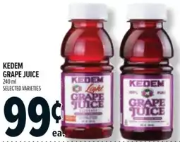 Metro Kedem grape juice offer