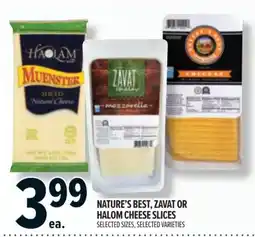 Metro Nature's best, zavat or halom cheese slices offer