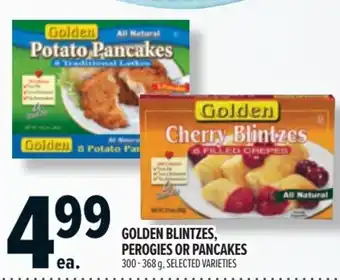 Metro Golden Blintzes, perogies or pancakes offer