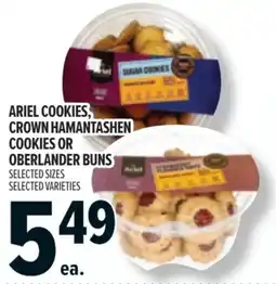 Metro Ariel cookies, crown hamantashen cookies or oberlander buns offer