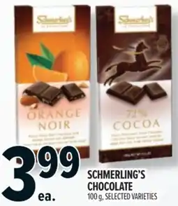 Metro Schmerling's chocolate offer