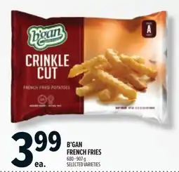 Metro B'gan french fries offer