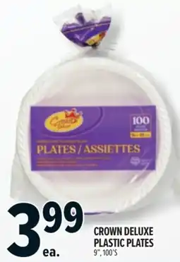 Metro Crown deluxe plastic plates offer