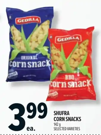 Metro Shufra corn snacks offer