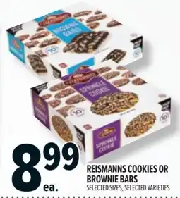 Metro Reismanns cookies or brownie bars offer