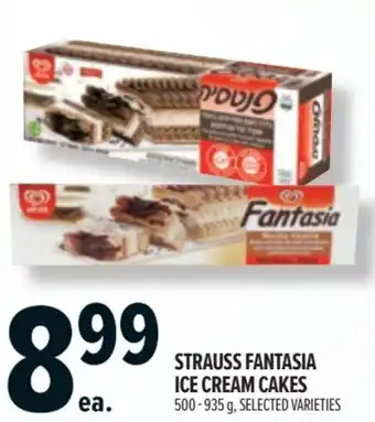 Metro Strauss fantasia ice cream cakes offer