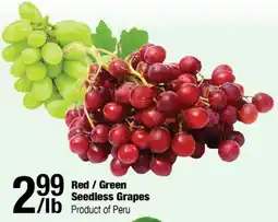 Arz Fine Foods Red/Green Seedless Grapes offer