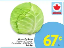 Walmart Green Cabbage offer