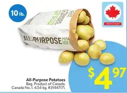 Walmart All-Purpose Potatoes offer