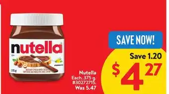 Walmart Nutella offer