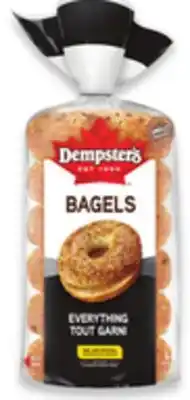 Walmart Dempster's Regular or Signature Bagels offer