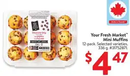 Walmart Your Fresh Market Mini Muffins offer