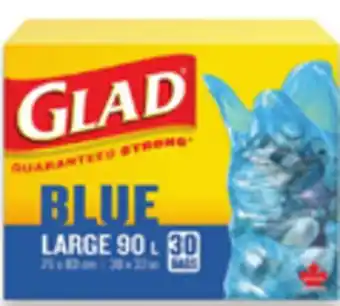 Walmart Glad Blue Recycling Garbage Bags offer