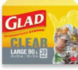 Walmart Glad Clear Garbage Bags offer