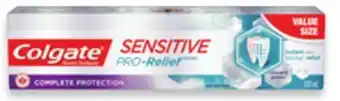 Walmart Colgate Sensitive Pro-Relief 120 ML Toothpaste offer